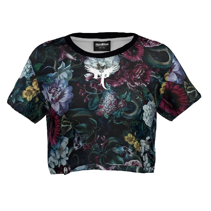 Women's Blouse with PeterBotanic Realm Crop Top