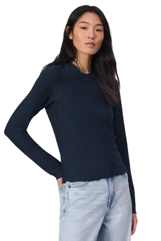 Women's Blouse with Mandarin CollarJulia Long Sleeve