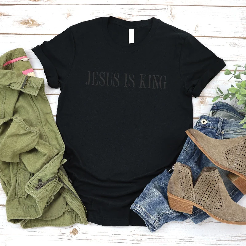 Women's Blouse with TasselsJesus Is King Tee