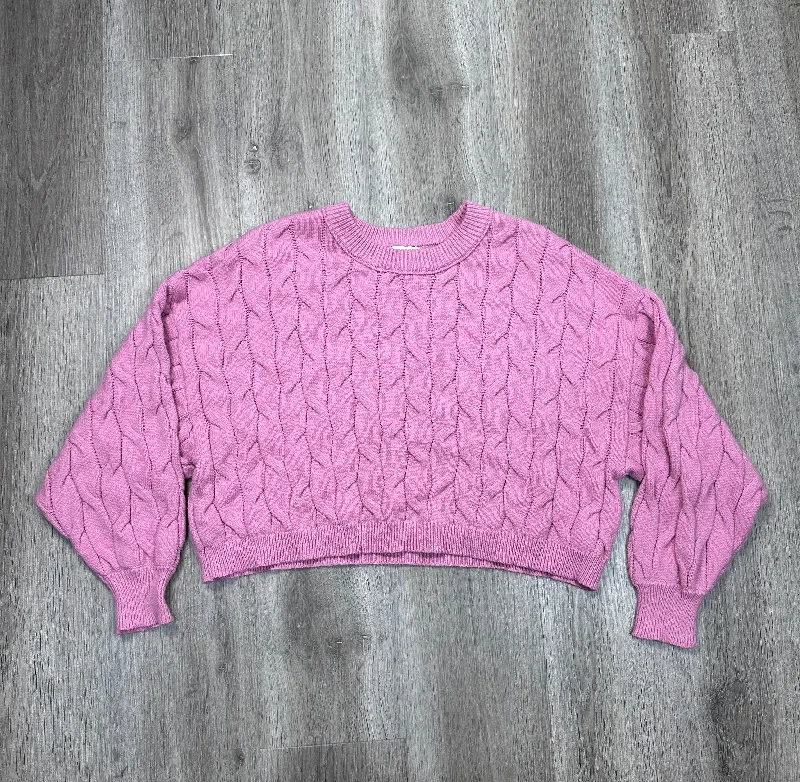 Women's Azerbaijani Wool SweatersSweater By Pink Rose In Pink, Size: Xl