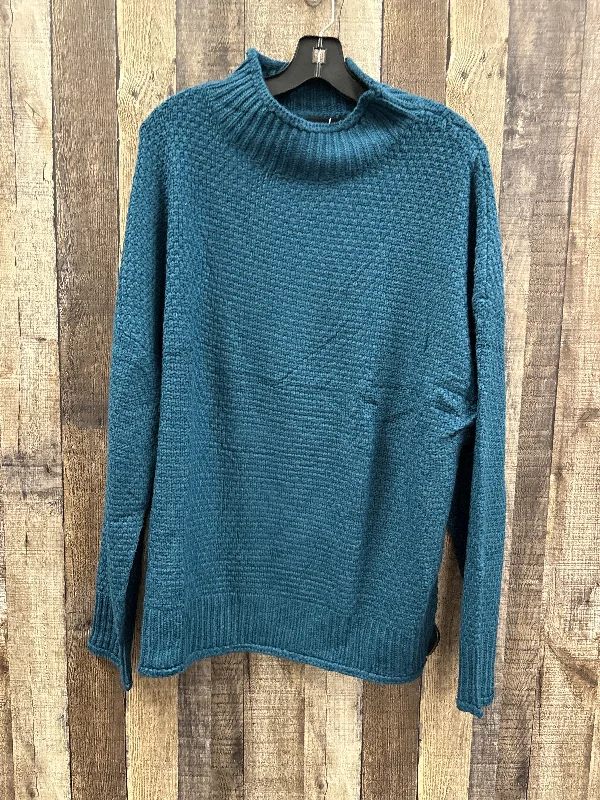 Women's Lithuanian Wool SweatersSweater By Cme In Teal, Size: Xxl