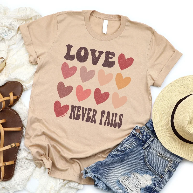 Women's Blouse with Notched CollarLove Never Fails Tee