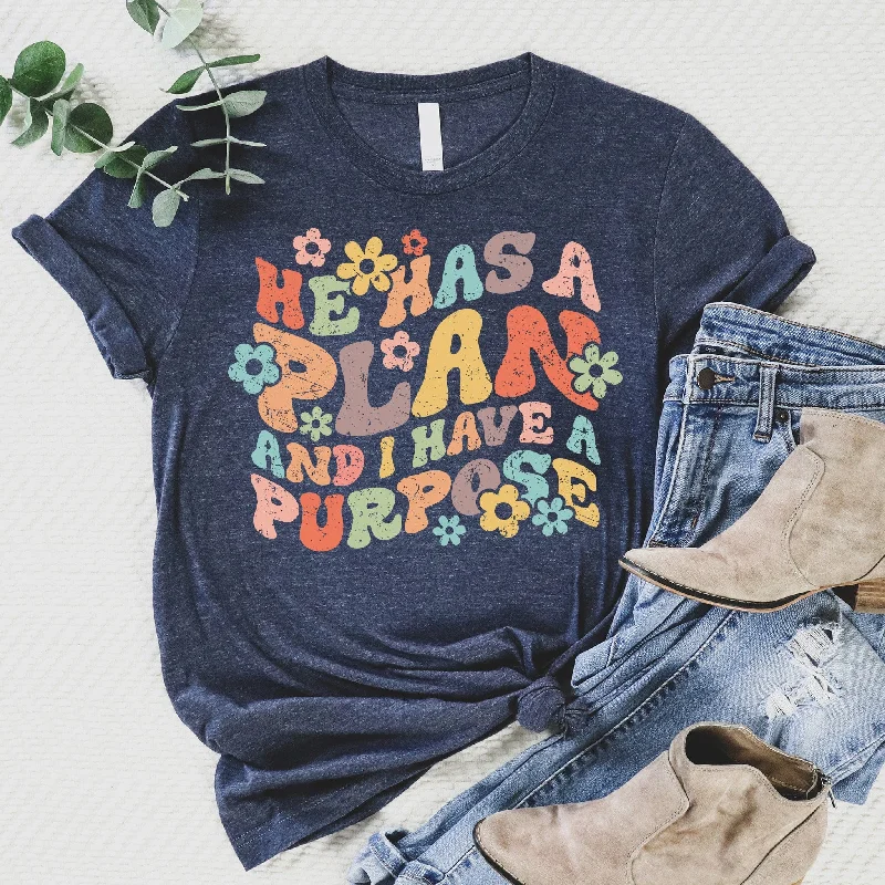 Women's Blouse for PartyHe Has A Plan Tee