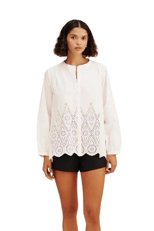 Women's Blouse with Gathered SleevesLouisa Shirt