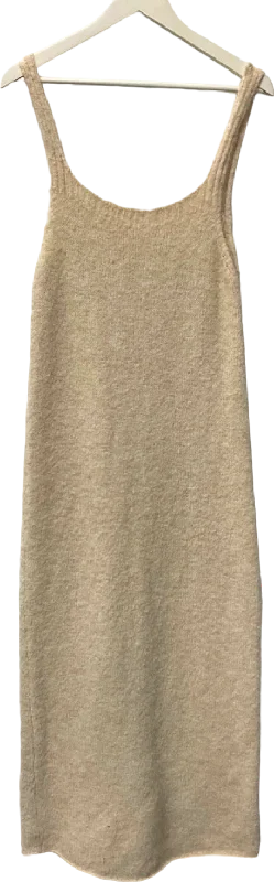 Women's High Collar SweatersASOS Edition Cream Knitted Dress UK S