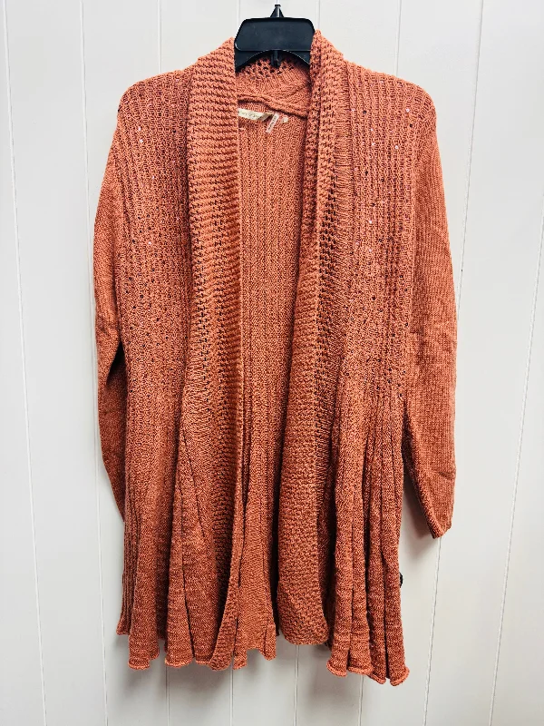 Women's Linen Blend SweatersSweater By Soft Surroundings In Orange, Size: Lp