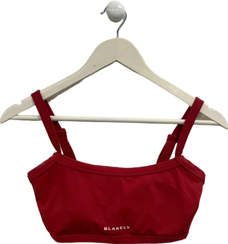 Women's Rounded Collar SweatersBlakely Red Crop Top UK S