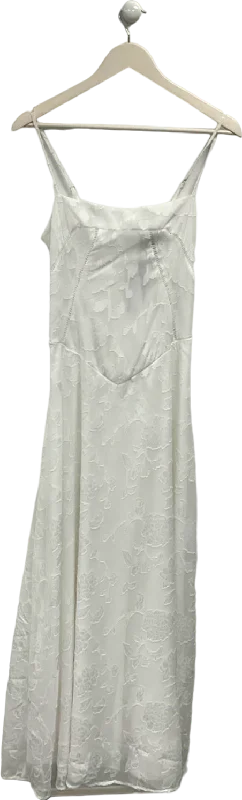 Women's Longline SweatersBooHoo White Lace Midi Dress UK 10