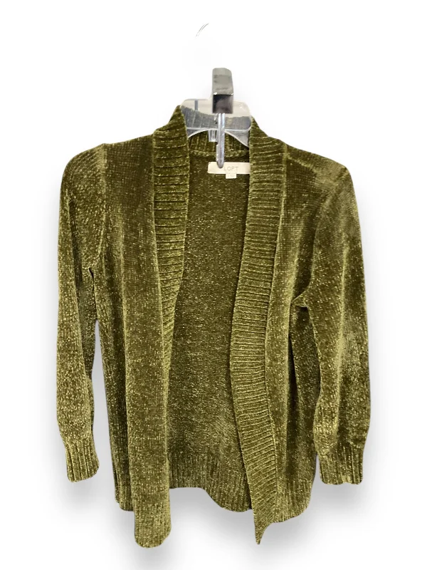 Women's Belarusian Wool SweatersSweater Cardigan By Loft In Green, Size: S