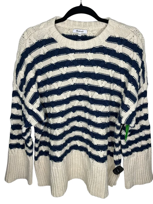 Women's Belarusian Wool SweatersSweater By Madewell In Striped Pattern, Size: L