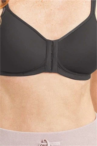 sports bra for high-impact workoutsAmoena Mara Padded Wire-Free Front Closure Bra - Dark Grey Order Code: 44742