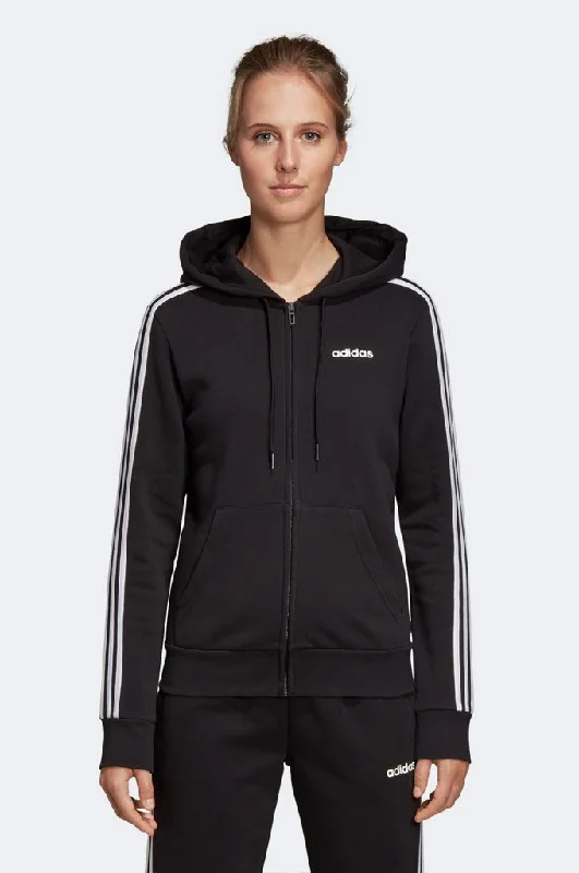 Women's Hooded Sweatshirts with Satin LiningAdidas Essentials 3-Stripes Fleece Hoodie