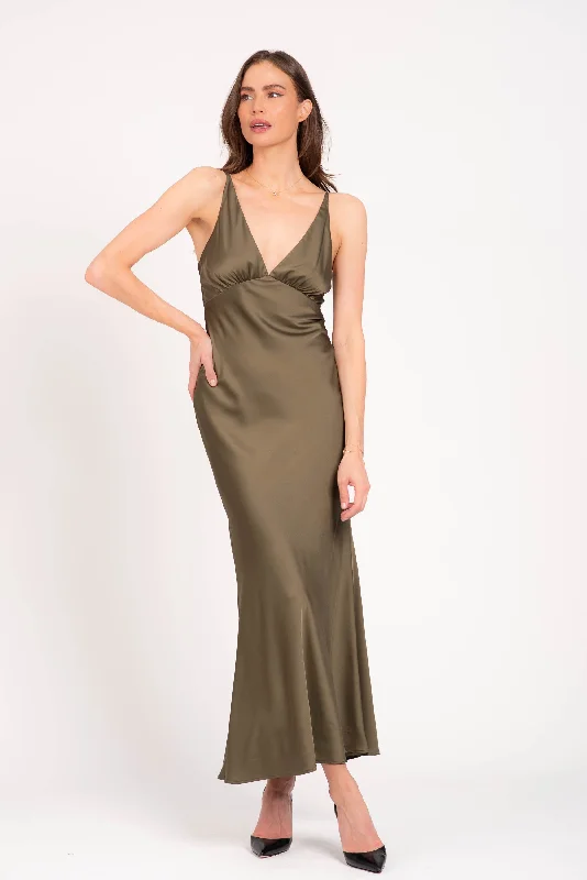 Women's U-Shaped-Neck DressesAmara Maxi Dress