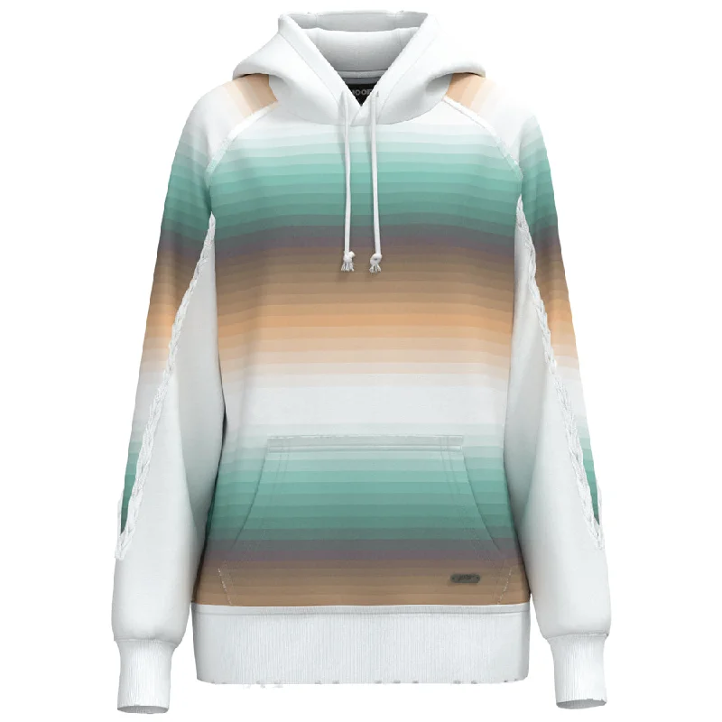 Women's Hooded Sweatshirts with Microfiber LiningHooey Ladies Hoody Serape/White