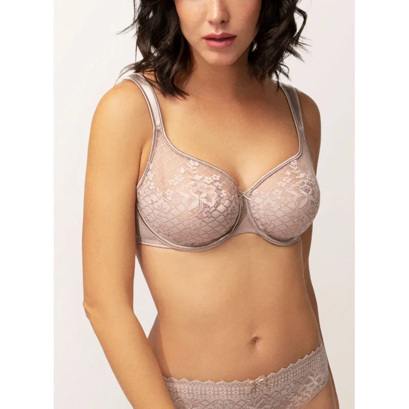 plus-size underwire bra with wide underbandEmpreinte Melody Seamless Full Cup Bra