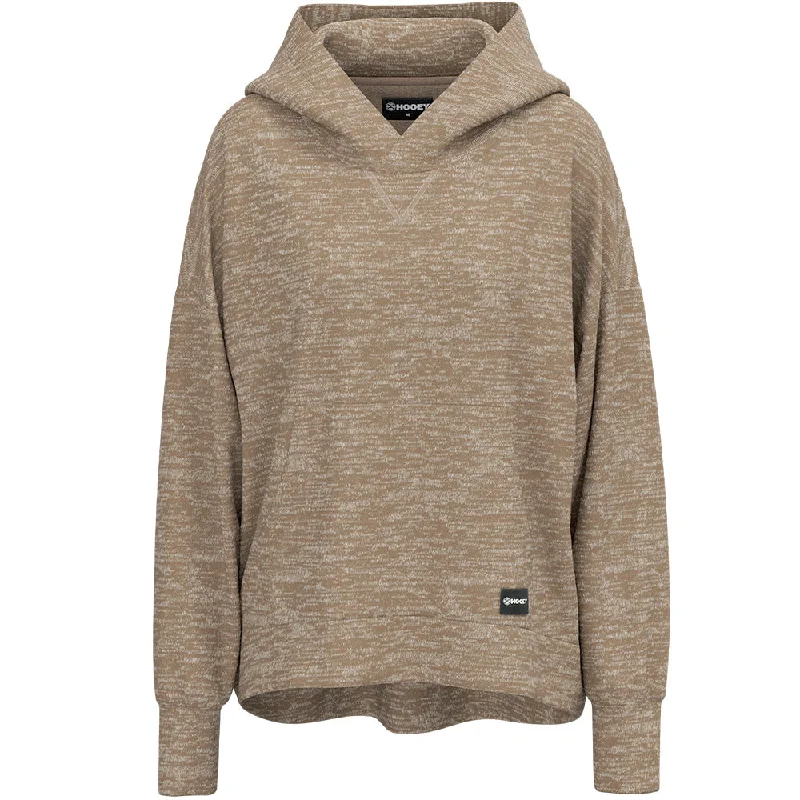 Women's Hooded Sweatshirts with Paisley Lining"Roomy" Tan Hoody