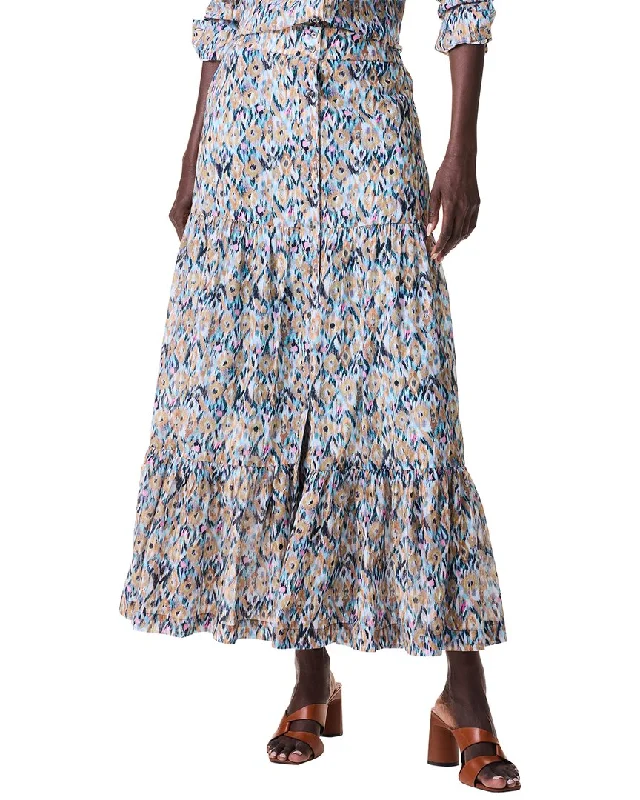 Women's Denim SkirtsNIC+ZOE Up Beat Ikat Tiered Skirt