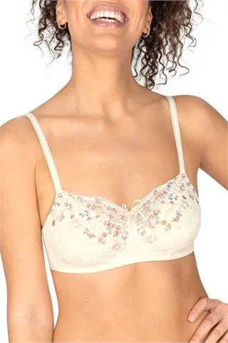 convertible halter braAmoena Daydream Wire-Free Bra - Off-White/Floral Order Code: 44794