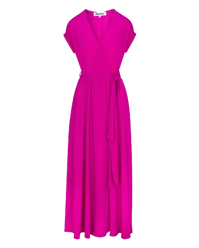 Women's Off-the-Shoulder DressesJasmine Maxi Dress - Cranberry