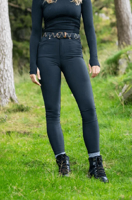 Women's Jodhpurs with Skinny LegMAX Stretch Skinny Outdoor Pants - Black