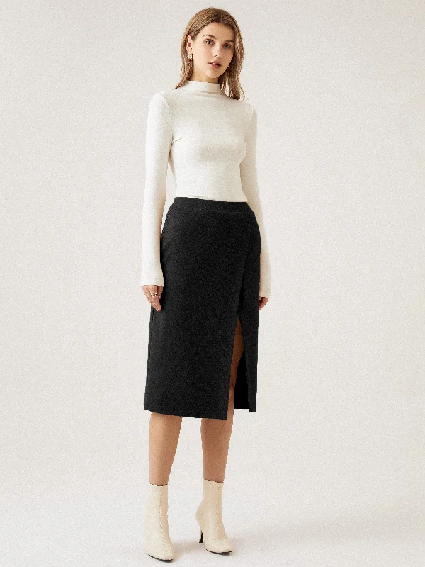 Women's Warm SkirtsWrap Midi Skirt