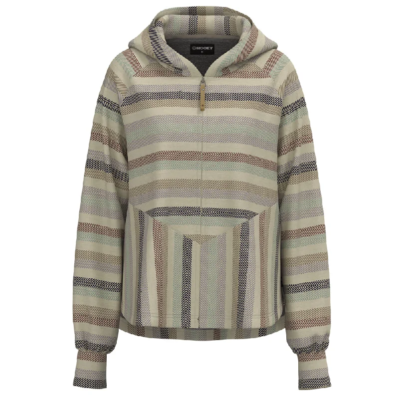 Women's Hooded Sweatshirts with Flap Pockets"Quay" Serape Full Zip Hoody