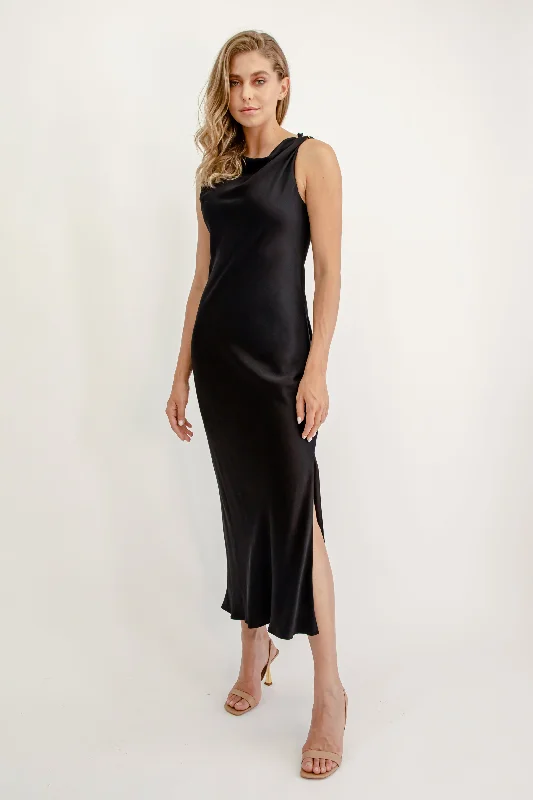 Women's Narrow-Neck DressesAubrielle Maxi Dress