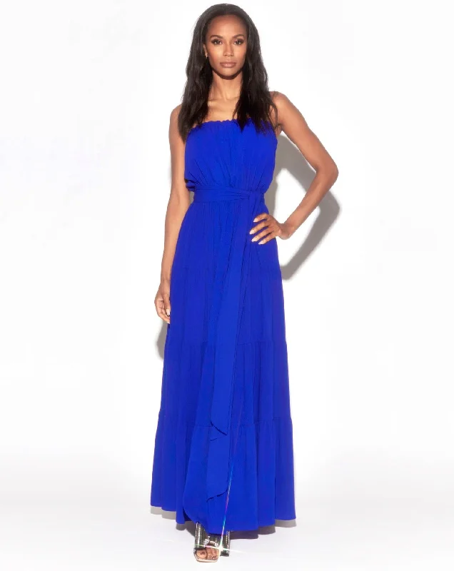 Women's Strapless DressesMakena Maxi Dress - Royal