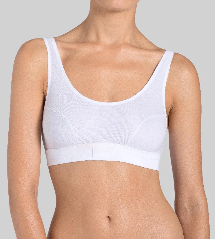 seamless panties with a concealed pocket for added conveniencesloggi Double Comfort Top 10022574 0003 WHITE