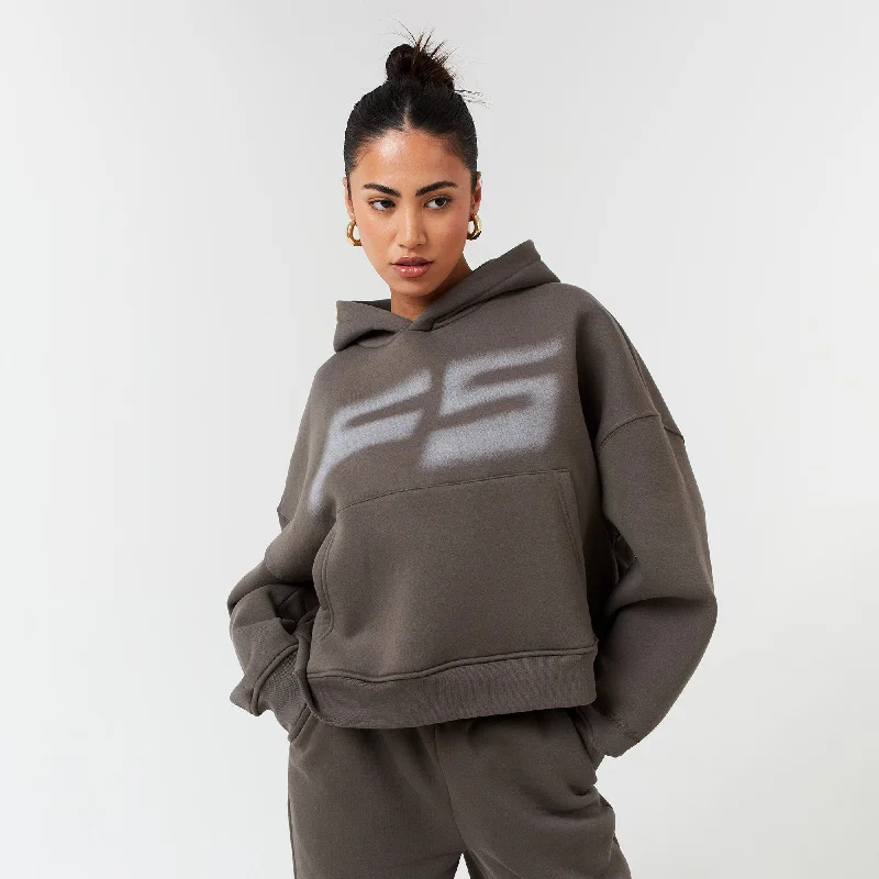 Women's Hooded Sweatshirts with Silk LiningFS Blur Hoodie | Brown