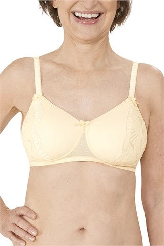 smoothing high-waisted bra for tummy controlAmoena Mariella Padded Wire-Free Bra - vanilla Order Code: 44836