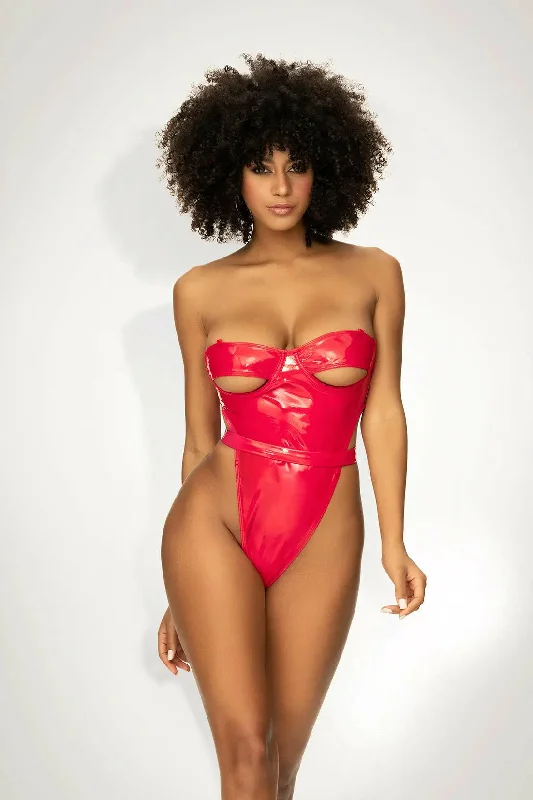 seamless shapewear for sensitive skinDaring High-Cut Teddy