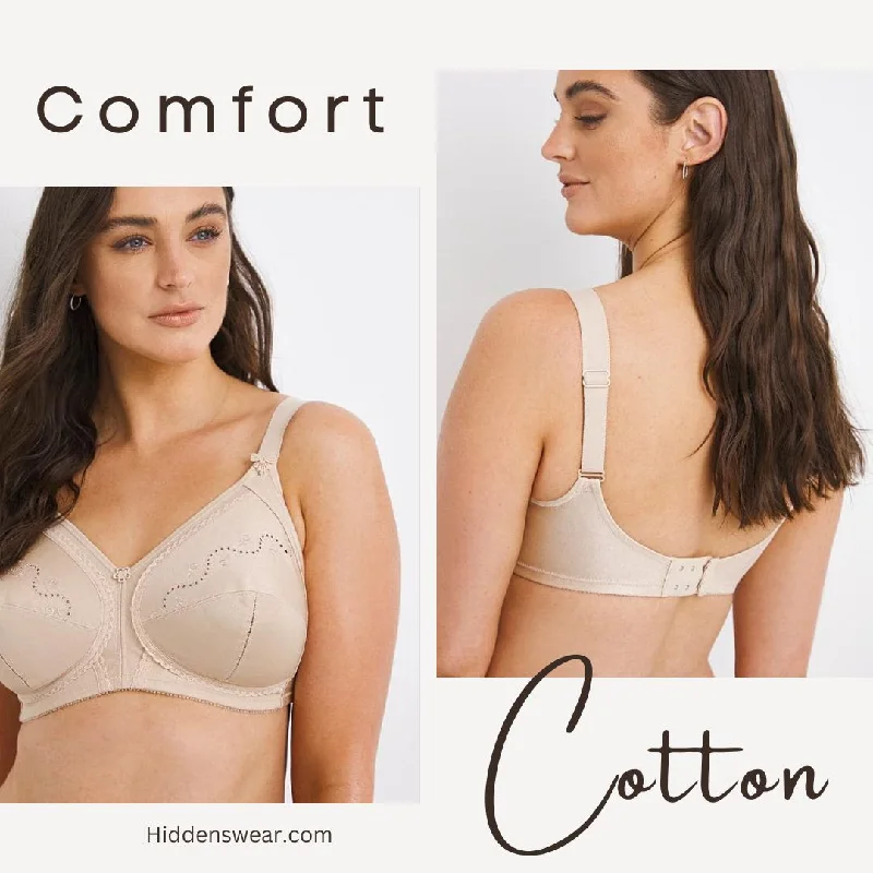 wireless bra with molded cupsComfort 16 - Pure Cotton Bra