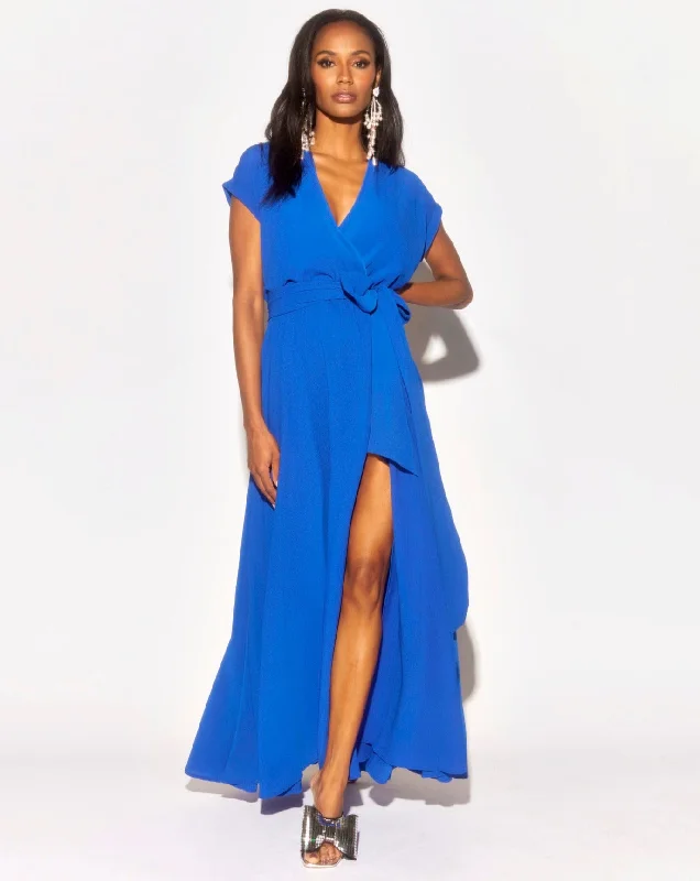 Women's U-Shaped Collar DressesJasmine Maxi Dress - Royal