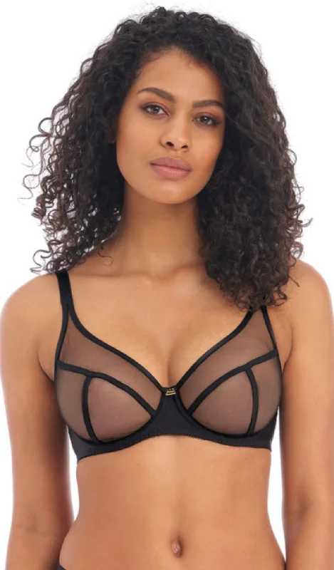 wireless nursing braSnapshot AA400921 High Apex Plunge Bra-Noir