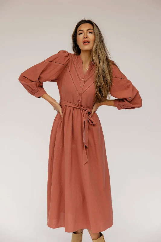 Women's High Collar DressesThe Ella Kate Maxi