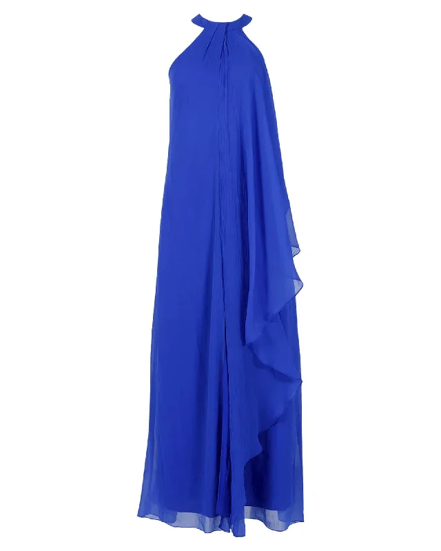 Women's Wide Collar DressesAphrodite Maxi Dress - Royal