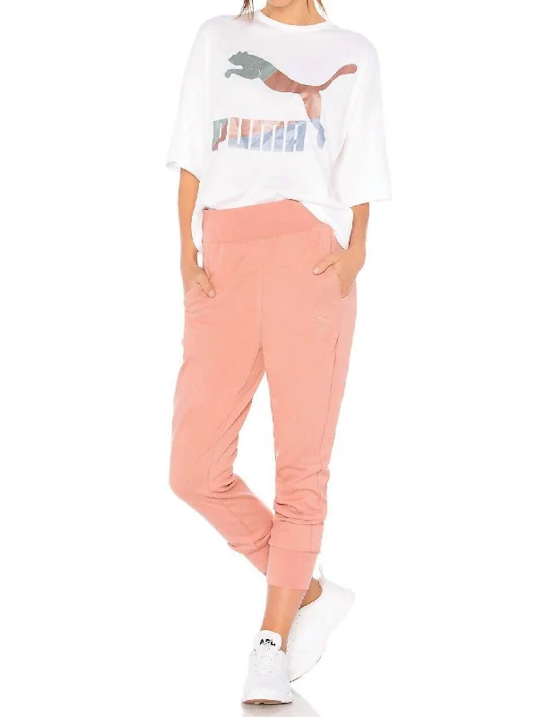 Women's Jodhpurs with V-Shaped HemArchive Logo Jogger Pants In Pink