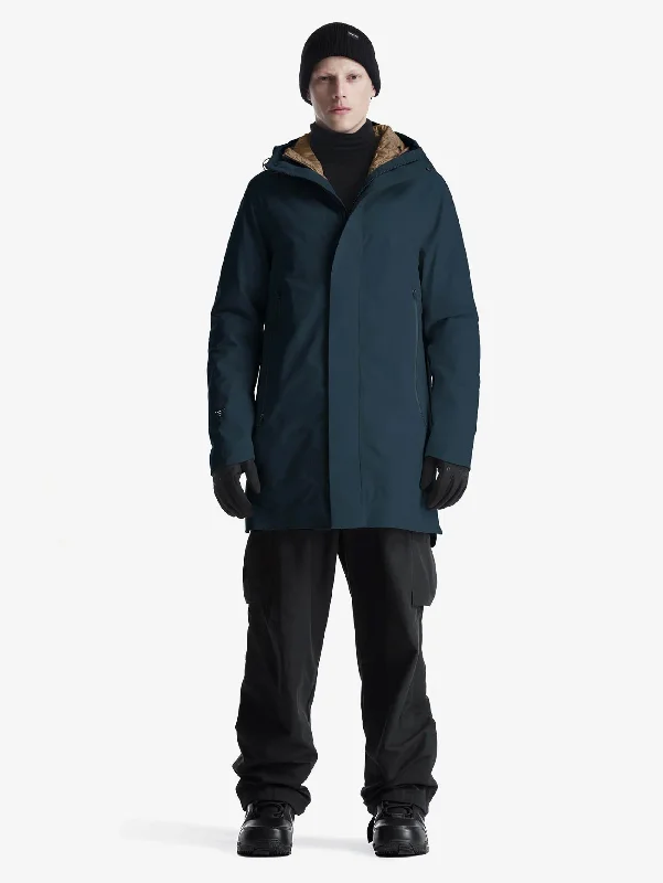 Women's Coats with ZipperParka Tre in Uno Planck Uomo Blu Navy