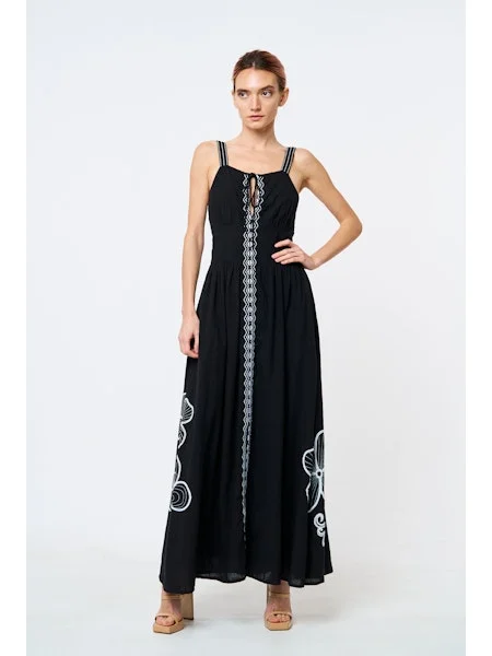 Women's Rounded Collar DressesPeggy Maxi Dress