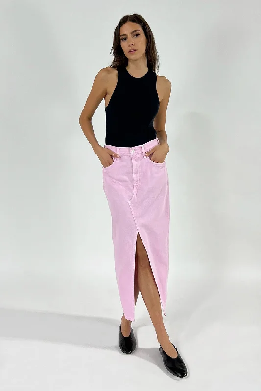 Women's Mid-Waist SkirtsKatina Maxi Skirt - Pink Lagoon