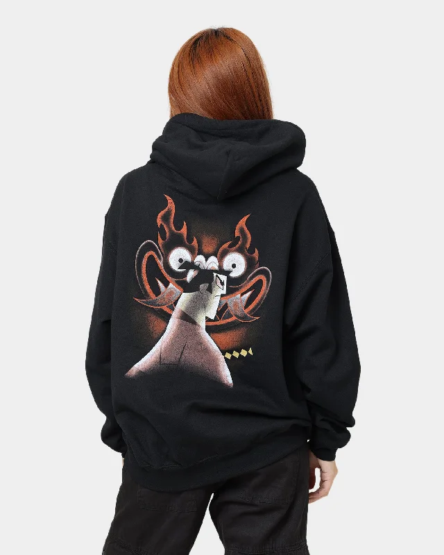 Women's Hooded Sweatshirts with Flap PocketsAmerican Thrift X Samurai Jack Samurai Jack Hoodie Black