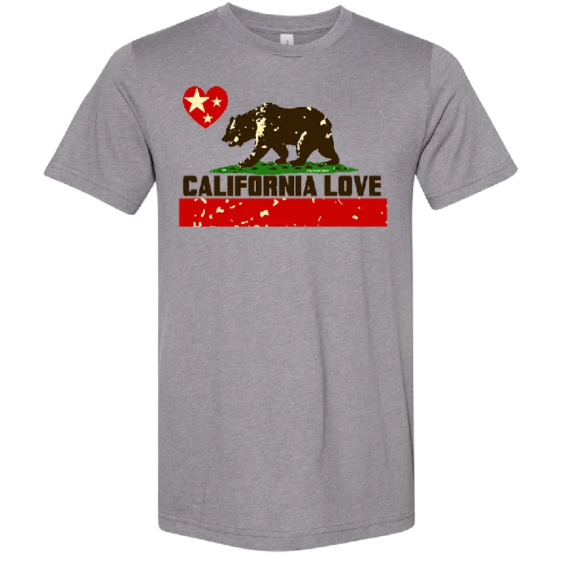 Women's Hooded Sweatshirts with Heavyweight FabricCalifornia Love Asst Colors Sueded Tee