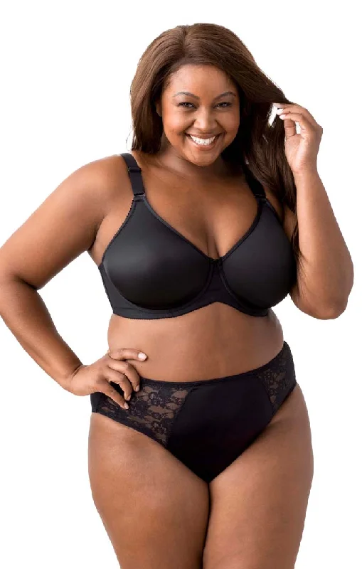 mastectomy form-fitting braSmooth Curves Underwire 2411 Black