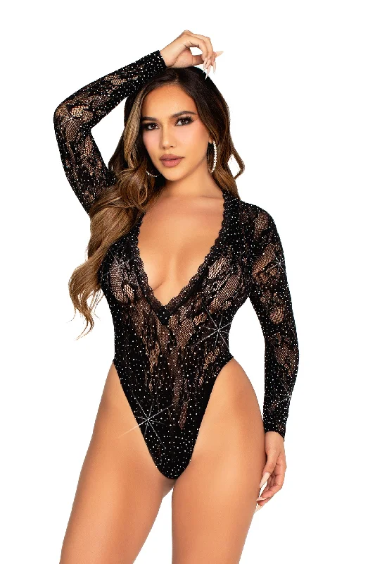 seamless shapewear for stretch fabricsVIP Status Lace Bodysuit