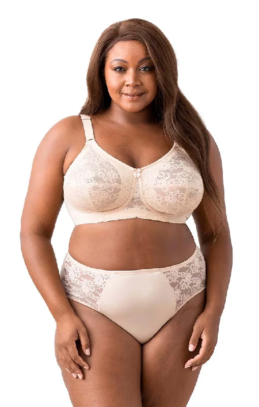 wire-free contour braMake It Lace Softcup Bra 1303 Beige