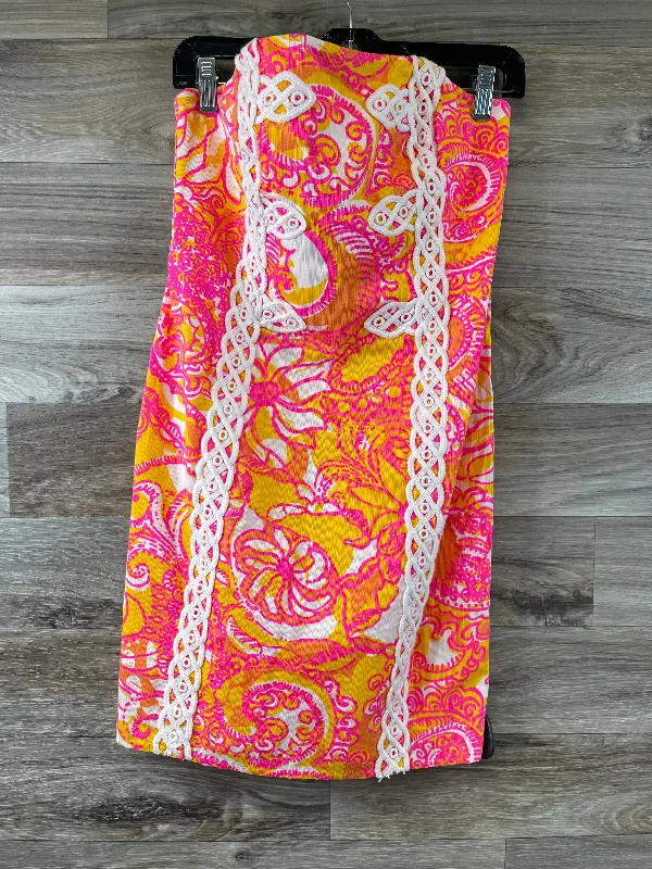 Women's Square-Neck DressesPink Dress Casual Short Lilly Pulitzer, Size 8