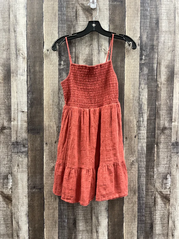 Women's Boat-Back DressesRed Dress Casual Short Cme, Size M